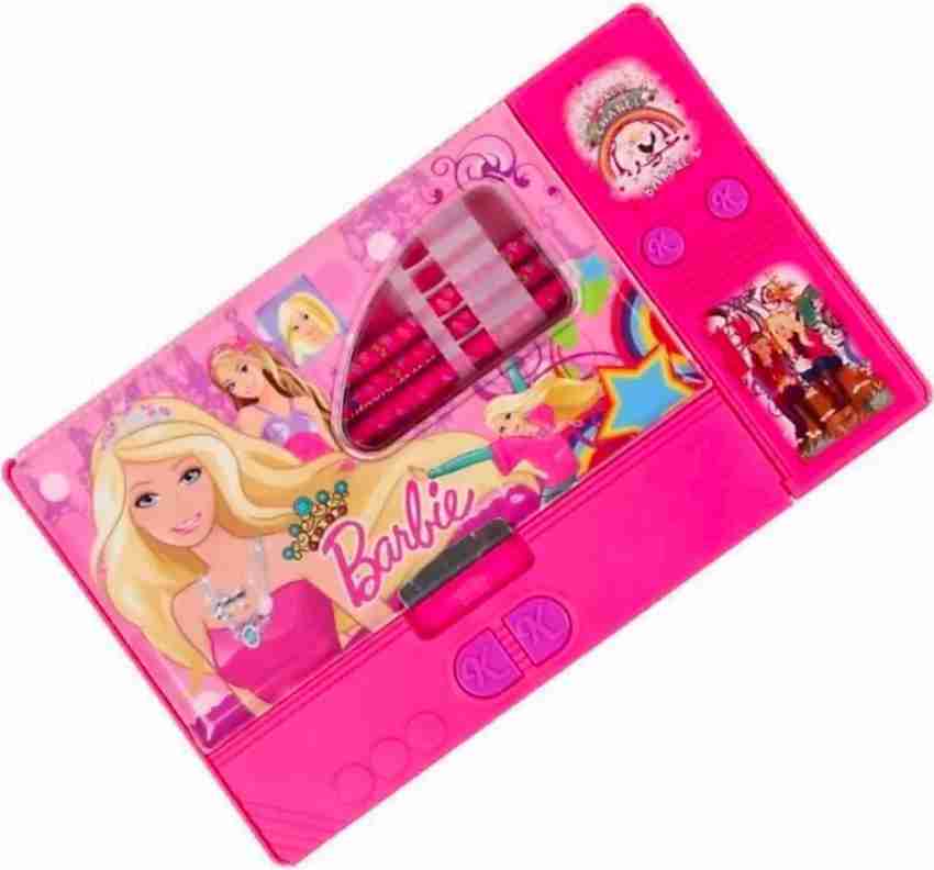 | haven's treasure Barbie cartoon Art Plastic Pencil Box Geometry Box - | haven's treasure Barbie cartoon Art Plastic Pencil Box Geometry Box -