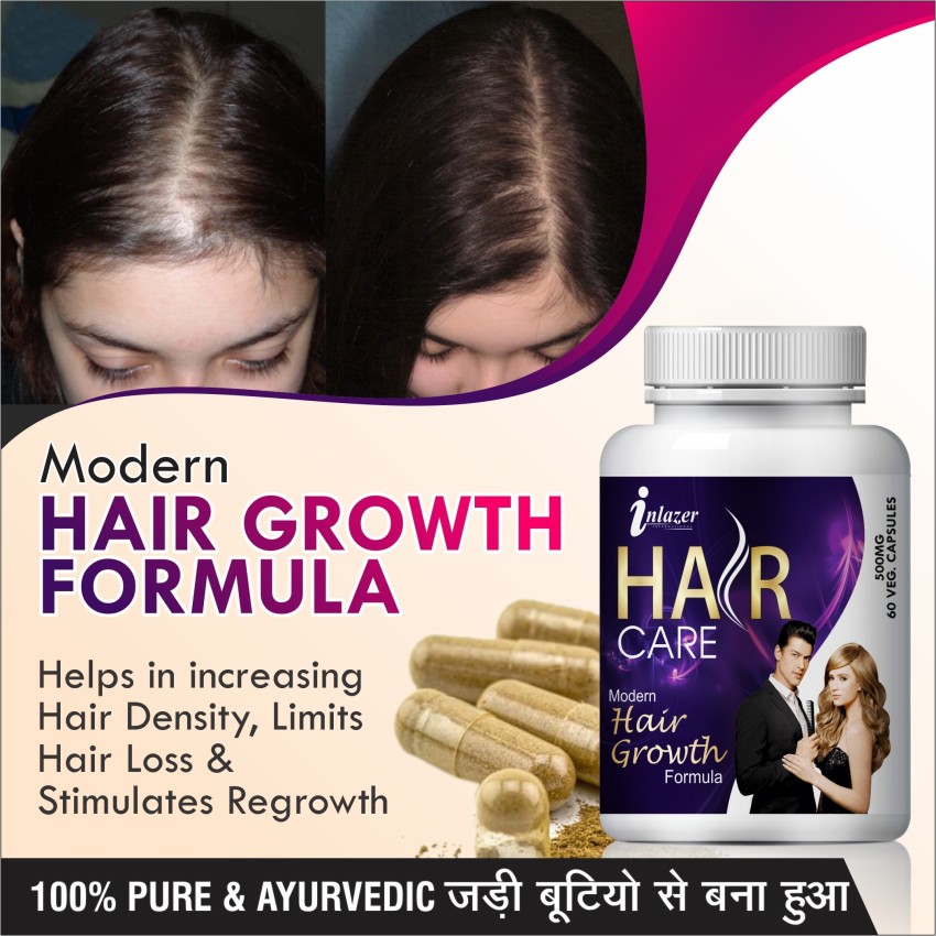 inlazer Hair Care herbal capsules for healthy hair growth 100% Pure  Ayurvedic Price in India - Buy inlazer Hair Care herbal capsules for  healthy hair growth 100% Pure Ayurvedic online at 