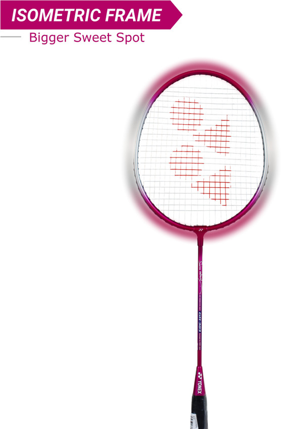 HQ Yonex GR 303 F Red Strung Badminton Racquet Pack of: 1, 95 g 