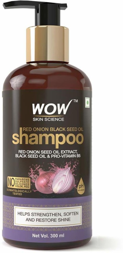 WOW SKIN SCIENCE Red Onion Black Seed Oil Ultimate Hair Care Kit (Shampoo +  Hair Oil) (2 Items in the set) Price in India - Buy WOW SKIN SCIENCE Red  Onion Black