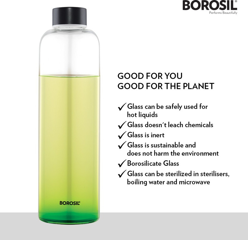 Borosil Crysto Slim Plain Glass Bottle 1000 Ml Clear 1000 Ml Bottle Buy Borosil Crysto Slim Plain Glass Bottle 1000 Ml Clear 1000 Ml Bottle Online At Best Prices In India
