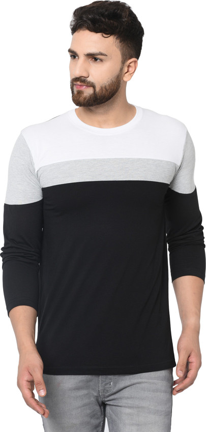 Buy 29K Color Block Men Round Neck 