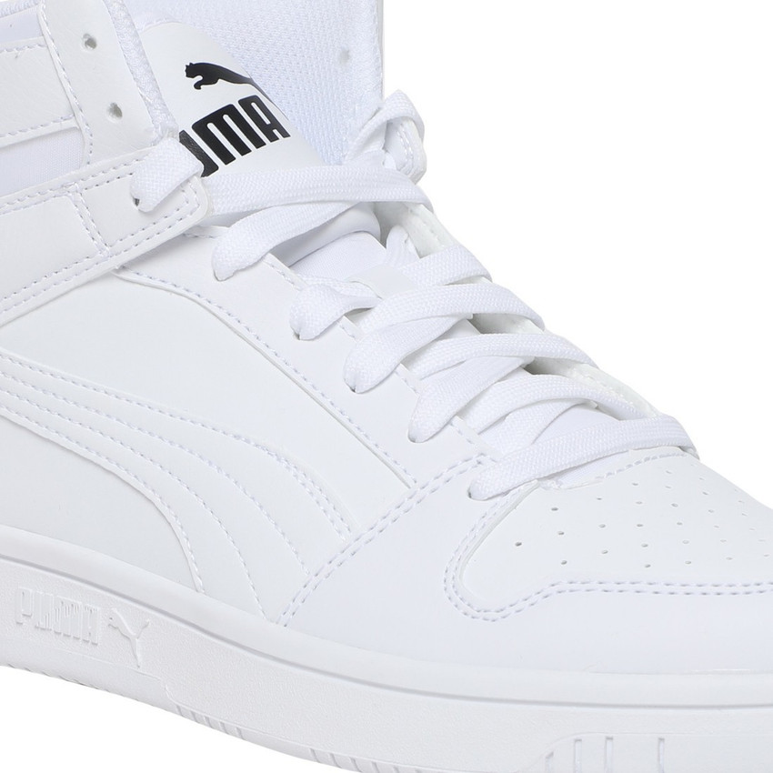 puma white rebound layup