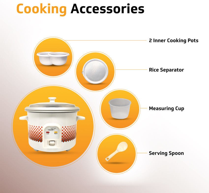 v guard rice cooker price