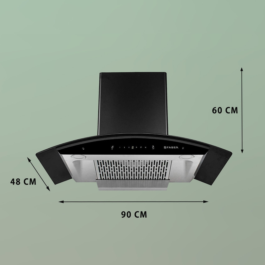 faber everest chimney 90cm