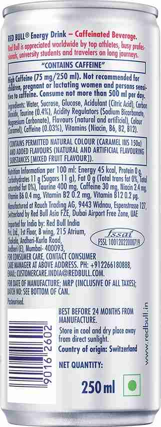 RED BULL Energy Drink Price in India - Buy RED BULL Energy ...