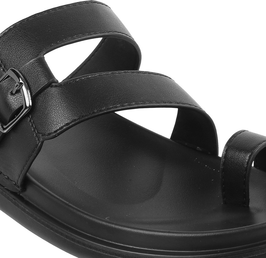 MOCHI Men Black Sandals - Buy MOCHI Men 
