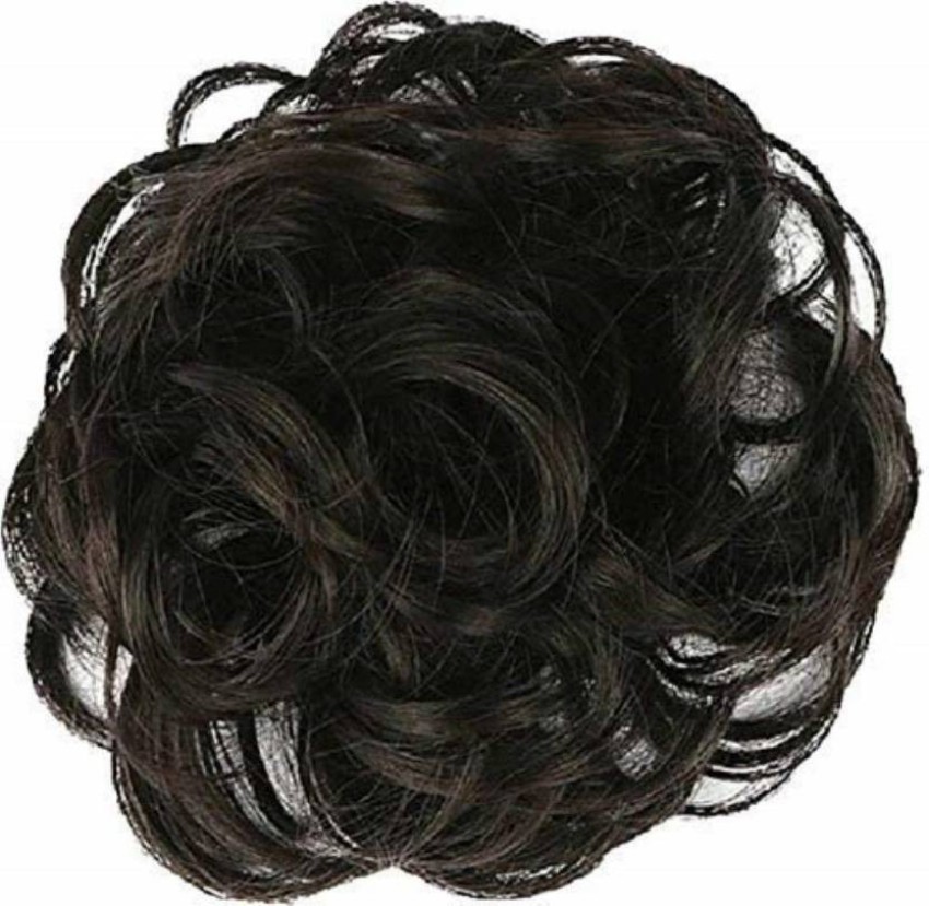 Sheny Extensions And Wigs D-Divine Women's and Girl's Synthetic Bun  Extension,Bun maker hair Accessories messy Juda Bun Women curly Bride Bun  juda rubber free size Extension Hair Extension Price in India -