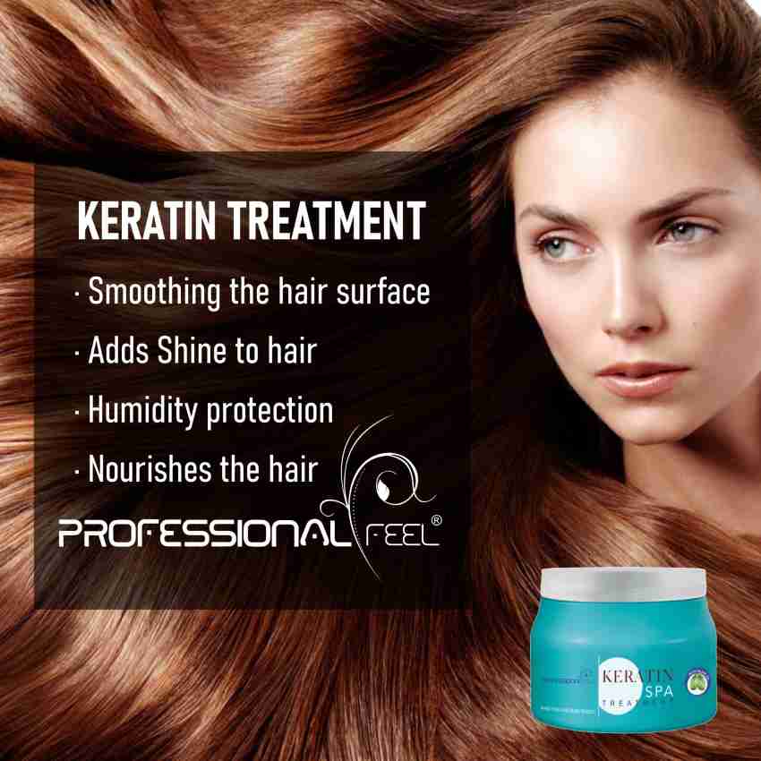 PROFESSIONAL FEEL Keratin Hair Spa Treatment, Make Your Hair More Smooth,  Real Hair Spa Repairing - Price in India, Buy PROFESSIONAL FEEL Keratin Hair  Spa Treatment, Make Your Hair More Smooth, Real