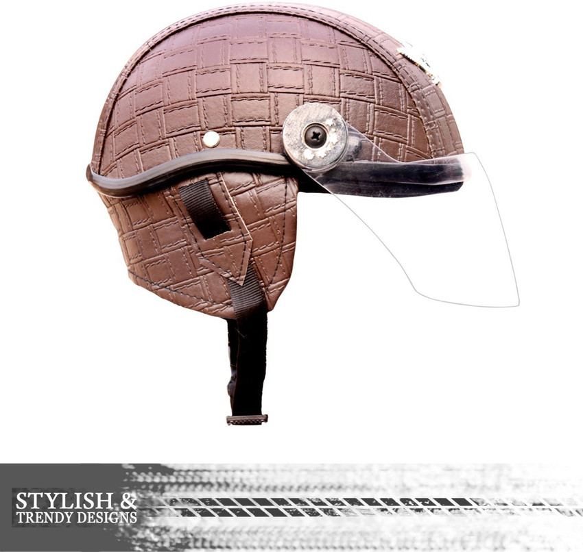 TRYFLY LEATHER CAP UNISEX Motorbike 