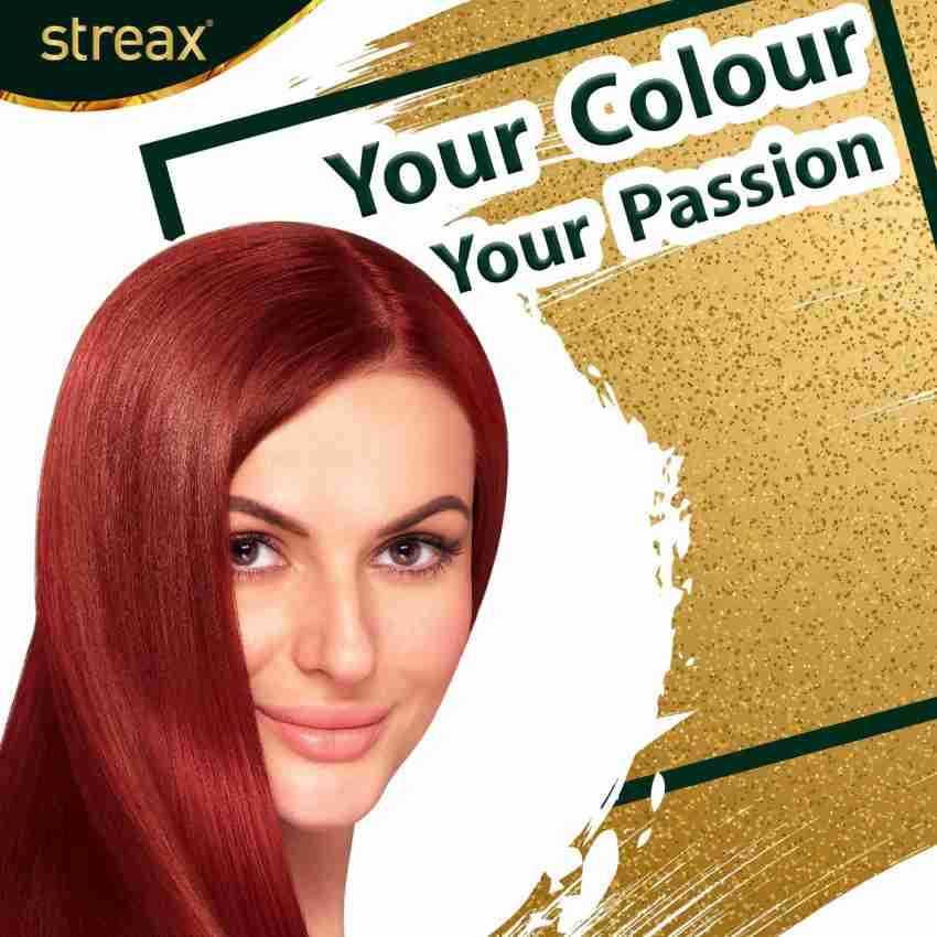 Streax Mini Cream Hair Colour Flame Red, 60ml Pack of 4 , Flame Red - Price  in India, Buy Streax Mini Cream Hair Colour Flame Red, 60ml Pack of 4 ,  Flame