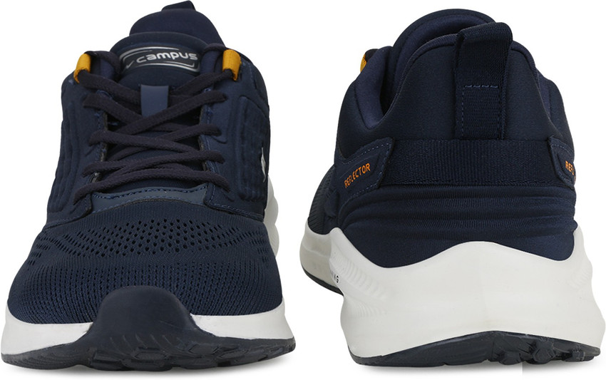 campus spice white running shoes