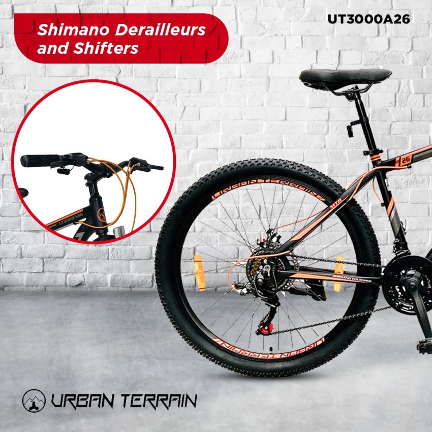 urban terrain ut3001a26 alloy mtb with 21 shimano gear