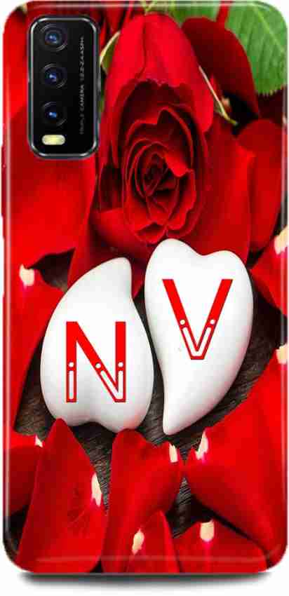 Ignite Back Cover for Vivo Y20i/V2027,N Loves V Name,N Name, V Letter,  Alphabet,N Love V NAME - Ignite : 