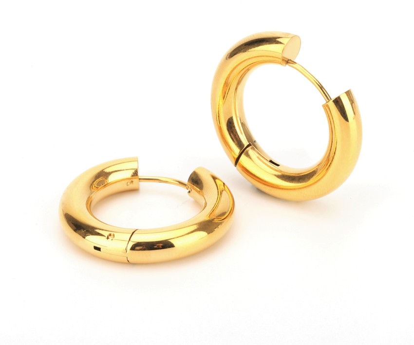 Buy Mens Earrings Mens Chain Earring Gold Hoop Chain Earrings Online in  India  Etsy