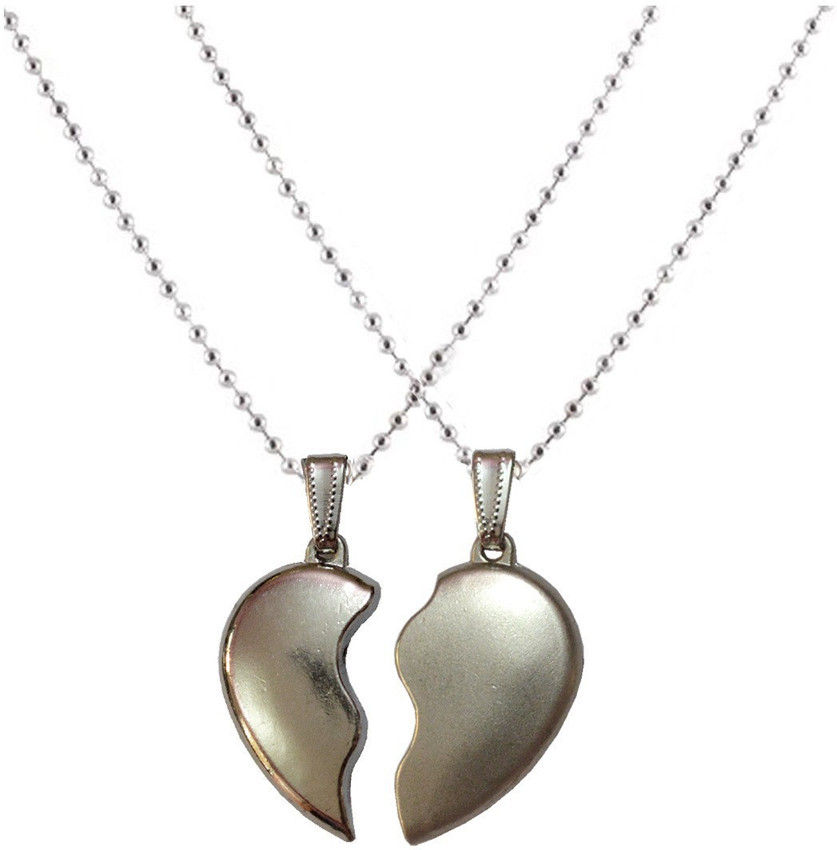 STYLISH DUDE dil locket Silver 