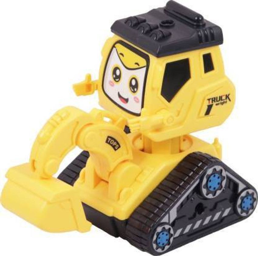 DhyeyCollection Unbreakable Push & Go Construction Toy JCB , Bulldozer Mini Cartoon Robot Truck Toy for Kids - Unbreakable Push & Go Construction Toy JCB , Bulldozer Mini Cartoon Robot Truck Toy DhyeyCollection Unbreakable Push & Go Construction Toy JCB , Bulldozer Mini Cartoon Robot Truck Toy for Kids - Unbreakable Push & Go Construction Toy JCB , Bulldozer Mini Cartoon Robot Truck Toy