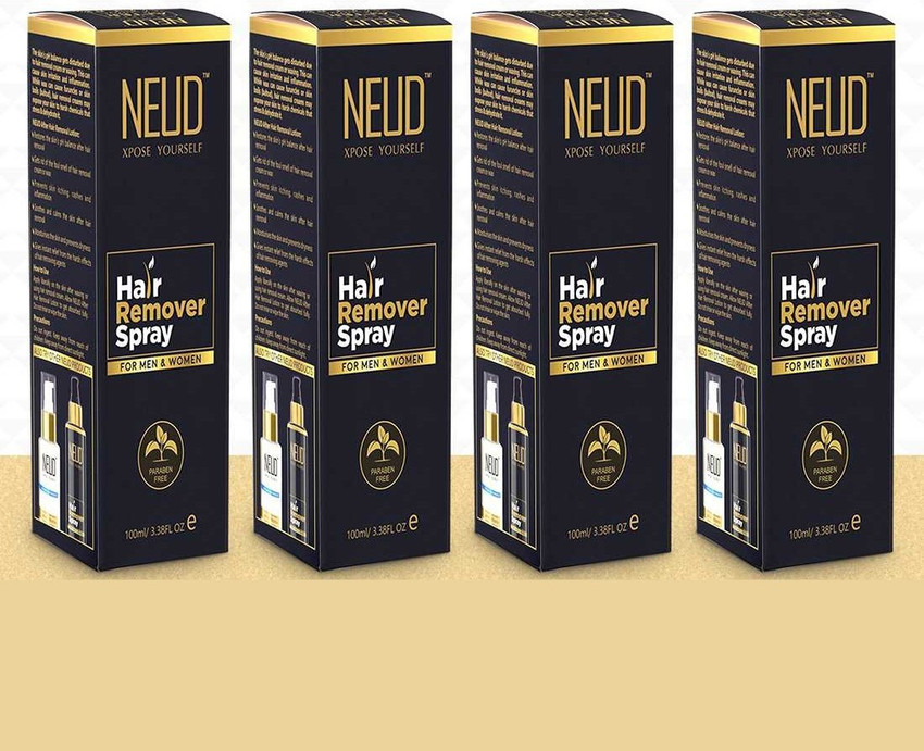 NEUD Hair Remover Spray for Men and Women – 4 Packs (100ml Each) Spray - Price in India, Buy NEUD Hair Remover Spray for Men and Women – 4 Packs (100ml Each) NEUD Hair Remover Spray for Men and Women – 4 Packs (100ml Each) Spray - Price in India, Buy NEUD Hair Remover Spray for Men and Women – 4 Packs (100ml Each)