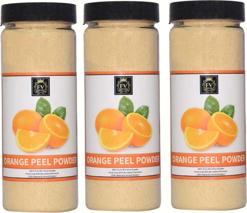FACE VIBE Orange Peel Powder for Skin & Hair (300 g) - Helps in Skin  Brightening, Reduces Damaged Hair & Soothes Scalp - 100% Pure & Natural -  Price in India, Buy