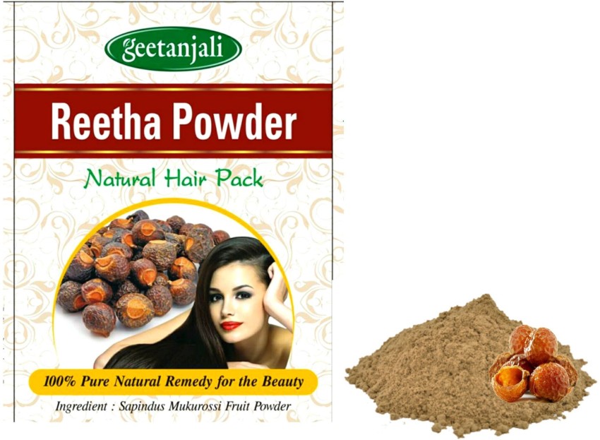 Khadihub Reetha Powder For Hair Care  100 Grams  stockdukan