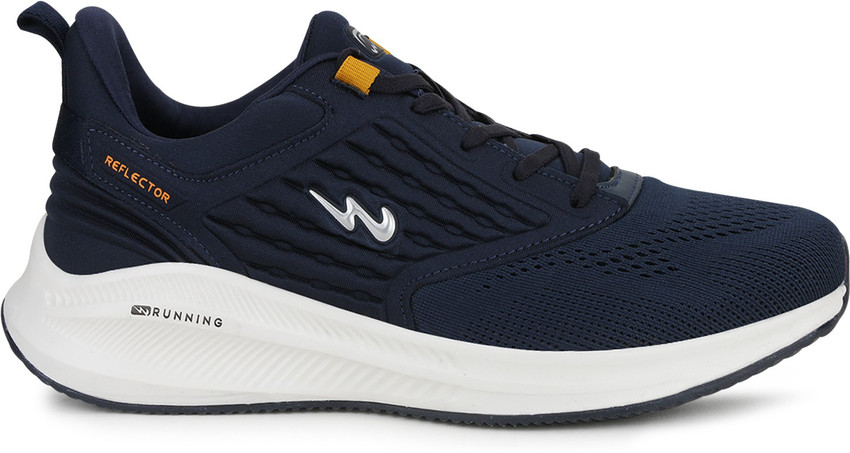 campus spice white running shoes