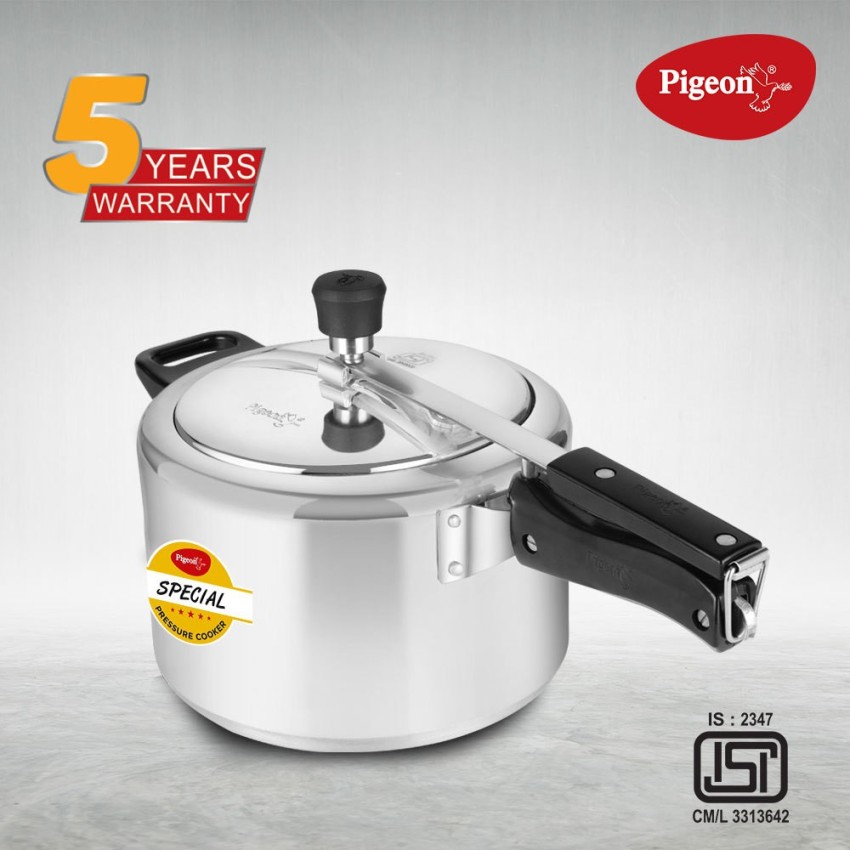 pigeon aluminium pressure cooker 5 litre price