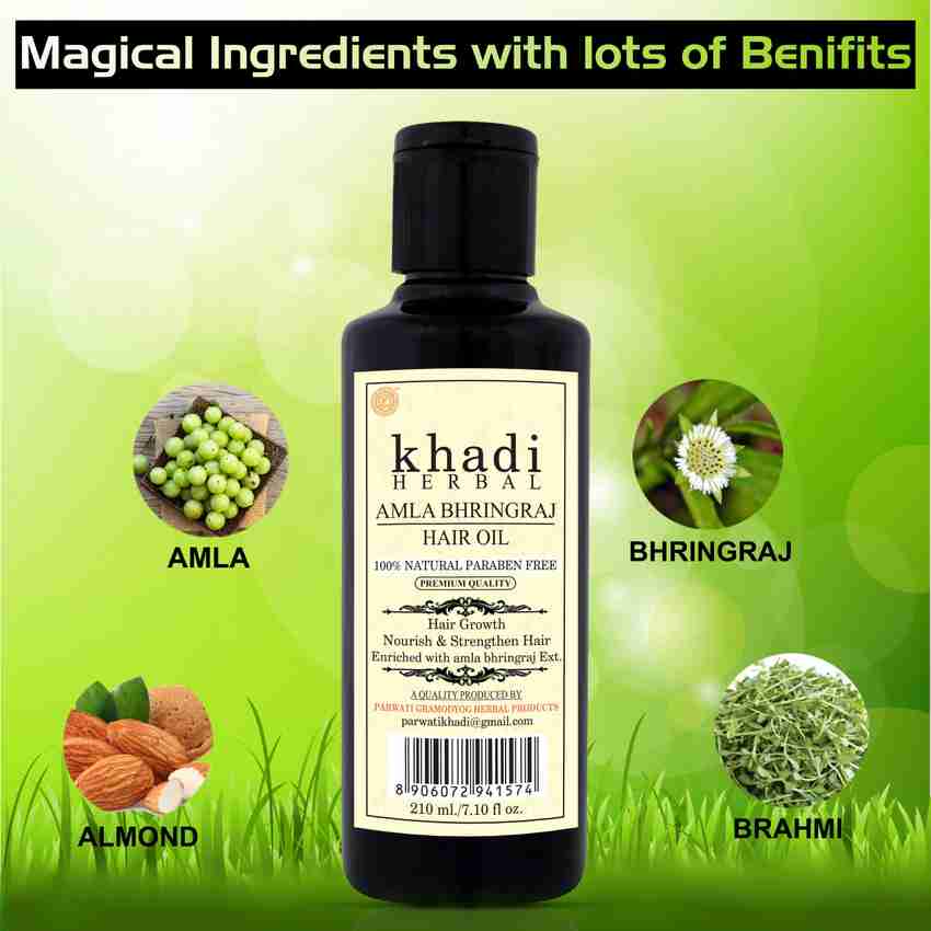 Khadi Herbal Amla Bhringraj Hair Oil For Nourish & Strengthen Hair (Pack Of-2) Hair Oil - Price in India, Buy Khadi Herbal Amla Bhringraj Hair Oil For Nourish & Strengthen Hair (Pack Khadi Herbal Amla Bhringraj Hair Oil For Nourish & Strengthen Hair (Pack Of-2) Hair Oil - Price in India, Buy Khadi Herbal Amla Bhringraj Hair Oil For Nourish & Strengthen Hair (Pack