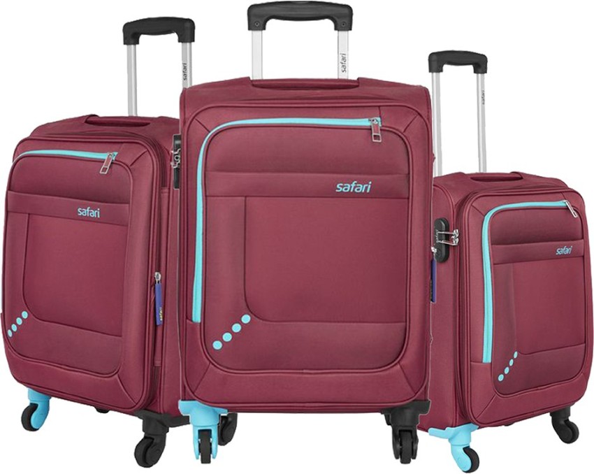 safari set of 3 luggage