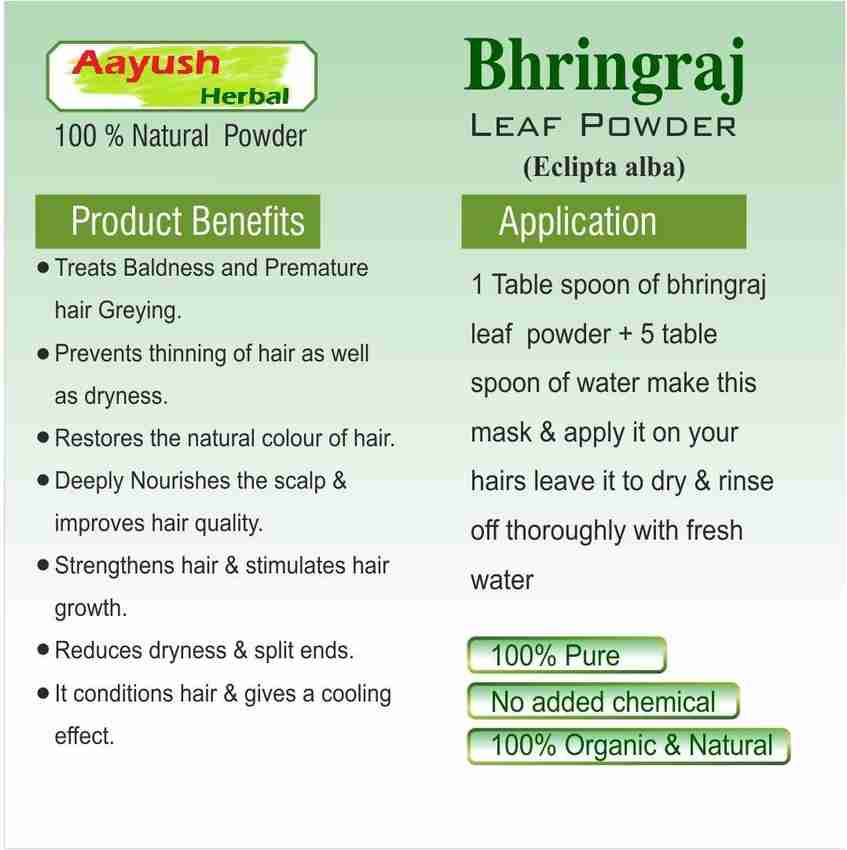 Aayush herbal Bhringraj Powder 100% NATURAL for hair growth and conditioning 100g - Price in India, Buy Aayush herbal Bhringraj Powder 100% NATURAL for hair growth and conditioning 100g Online In India, Aayush herbal Bhringraj Powder 100% NATURAL for hair growth and conditioning 100g - Price in India, Buy Aayush herbal Bhringraj Powder 100% NATURAL for hair growth and conditioning 100g Online In India,