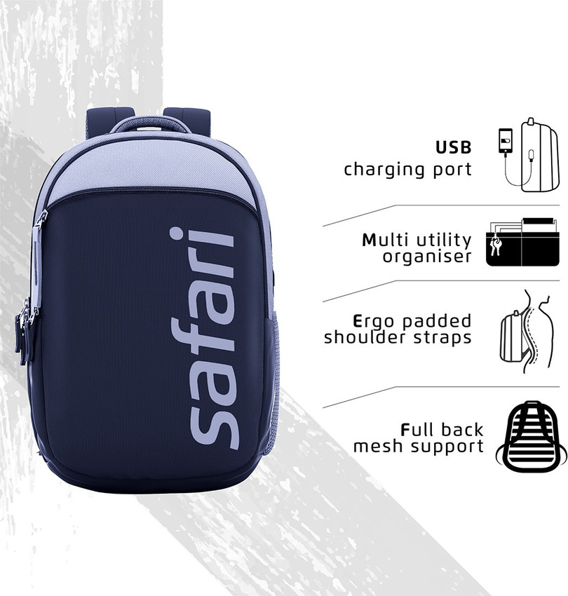 Safari spree usb 19 casual backpack on sale