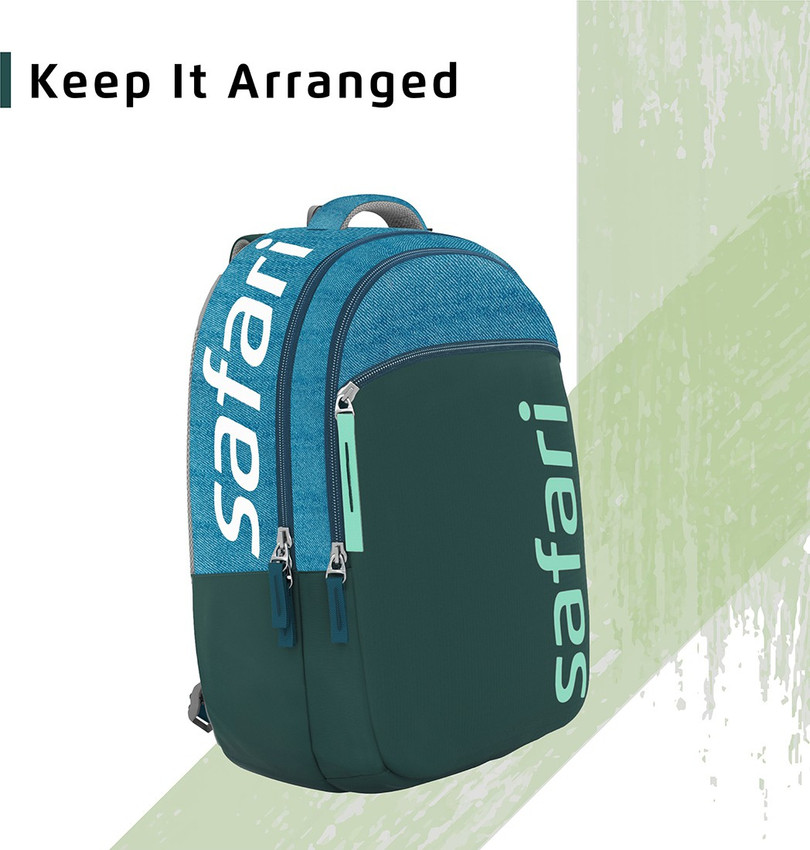 SAFARI SPREEUSB 19 CASUAL BACKPACK BLUE 