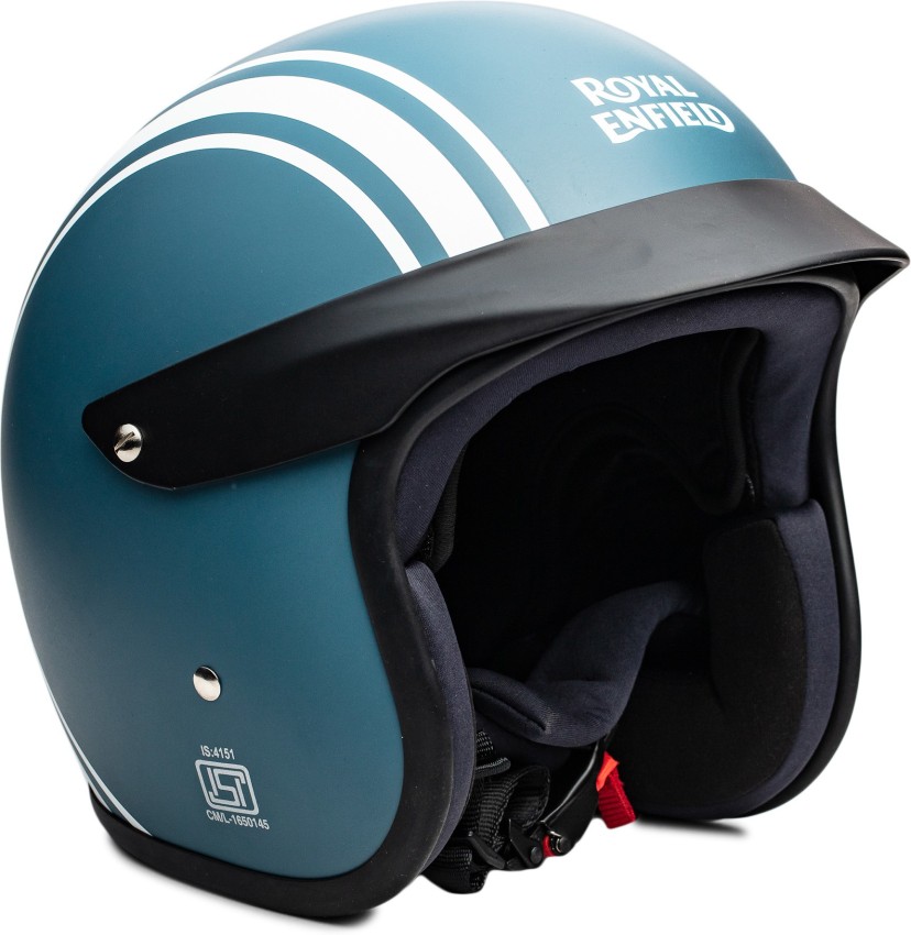 Royal Enfield HES16005 Open Face Helmet pack of 1 free shipping Matt Black, L 