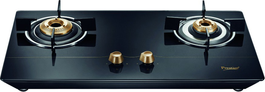 prestige 2 burner gas stove dimensions