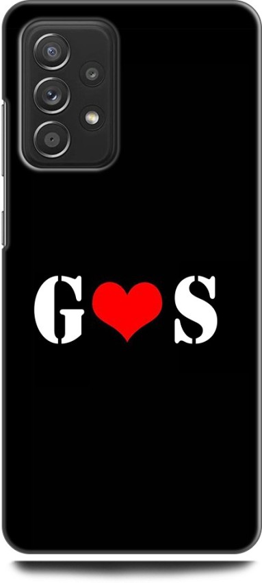 Afterglow Back Cover for SAMSUNG Galaxy A52 G S, G LOVES S, NAME, LETTER,  ALPHABET, GS LOVE, HART - Afterglow : 