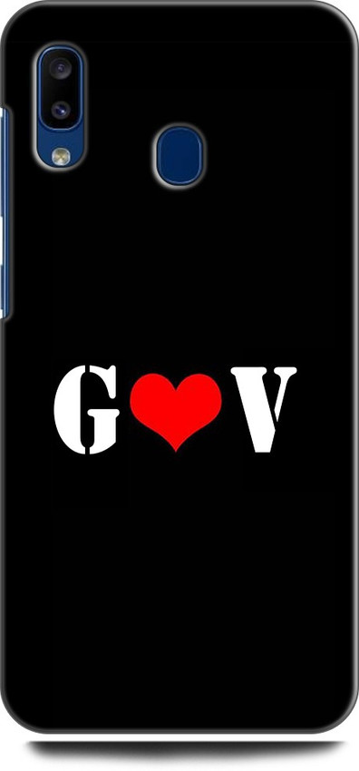 Afterglow Back Cover for SAMSUNG Galaxy A30 G V, G LOVES V, NAME, LETTER, ALPHABET, GV LOVE, HART - Afterglow : Afterglow Back Cover for SAMSUNG Galaxy A30 G V, G LOVES V, NAME, LETTER, ALPHABET, GV LOVE, HART - Afterglow :