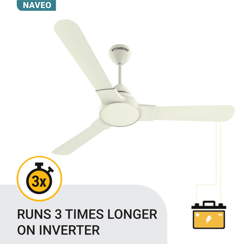 Atomberg Naveo 1200 mm 3 Blade Ceiling 