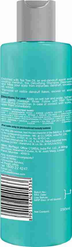 L'Oréal Professionnel Hair Spa Detoxifying Shampoo for Oily, Dandruff Prone Scalp with Tea Tree Oil - Price in India, Buy L'Oréal Professionnel Hair Spa Detoxifying Shampoo for Oily, Dandruff Prone Scalp with L'Oréal Professionnel Hair Spa Detoxifying Shampoo for Oily, Dandruff Prone Scalp with Tea Tree Oil - Price in India, Buy L'Oréal Professionnel Hair Spa Detoxifying Shampoo for Oily, Dandruff Prone Scalp with