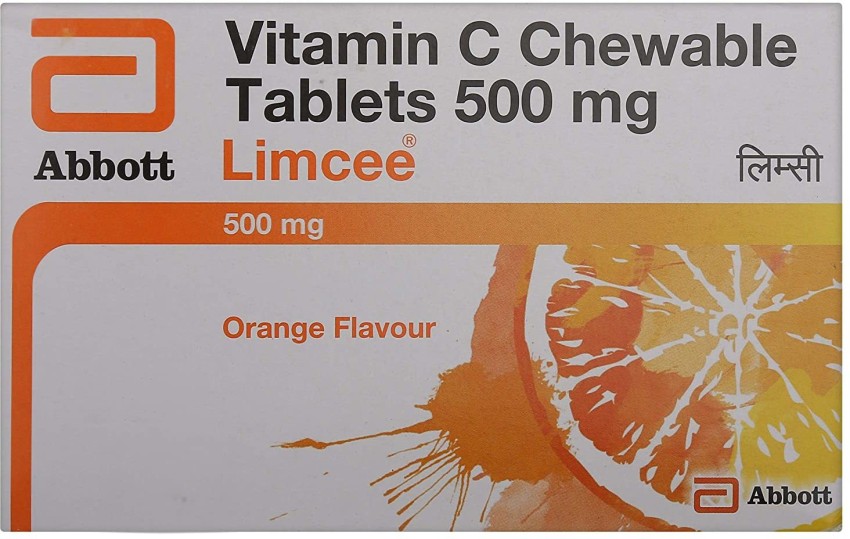 Limcee Vitamin C 500mg Chewable Tablets Price In India Buy Limcee Vitamin C 500mg Chewable Tablets Online At Shopsy In