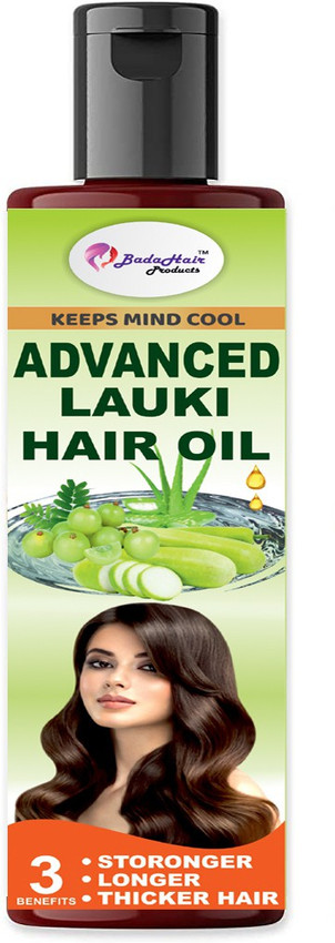 BadaHair Herbal Ayurvidic Lauki Hair oil For Stress Relief & Anti Dandruff | Dudhi Hair Oil/Lauki Hair oil for hair growth | For Long And Strong Hair | For Men & Women | BadaHair Herbal Ayurvidic Lauki Hair oil For Stress Relief & Anti Dandruff | Dudhi Hair Oil/Lauki Hair oil for hair growth | For Long And Strong Hair | For Men & Women |
