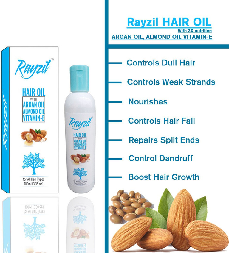 Rayzil Almond oil, Argan oil, Regrowth hair oil, Hair fall oil. ( 100 X 2 )ml Hair Oil - Price in India, Buy Rayzil Almond oil, Argan oil, Regrowth hair oil, Hair Rayzil Almond oil, Argan oil, Regrowth hair oil, Hair fall oil. ( 100 X 2 )ml Hair Oil - Price in India, Buy Rayzil Almond oil, Argan oil, Regrowth hair oil, Hair