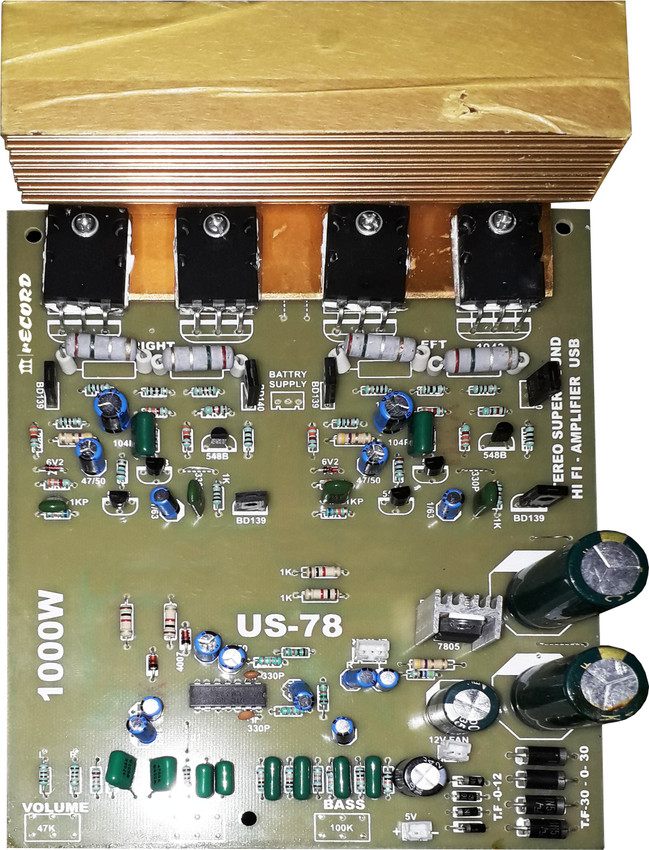 1000 Watt Amplifier Circuit