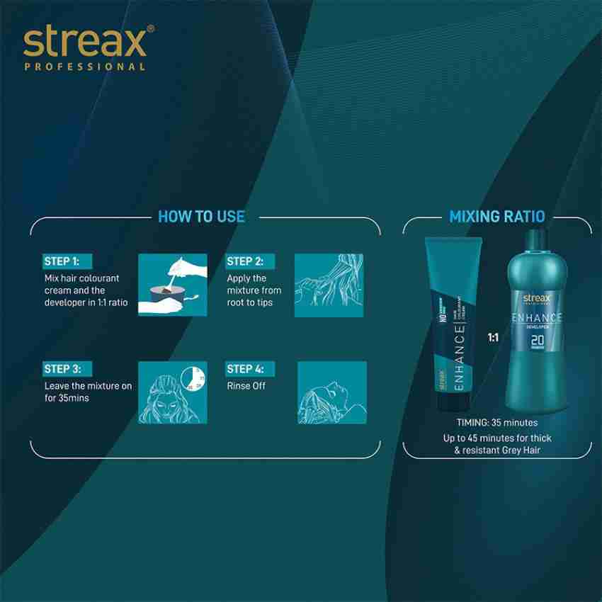Streax Professional Enhance Hair Colourant Cream Soft Black 2 ,90 g , Soft  Black 2 - Price in India, Buy Streax Professional Enhance Hair Colourant  Cream Soft Black 2 ,90 g ,