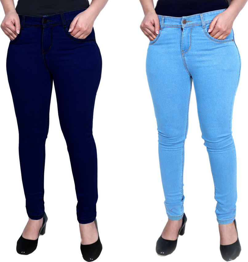 Style Pocket Skinny Women Purple, Light 