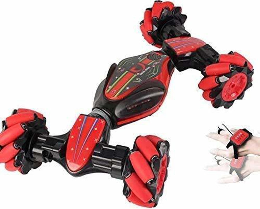 Gesture sensing traverse crab dancing stunt car