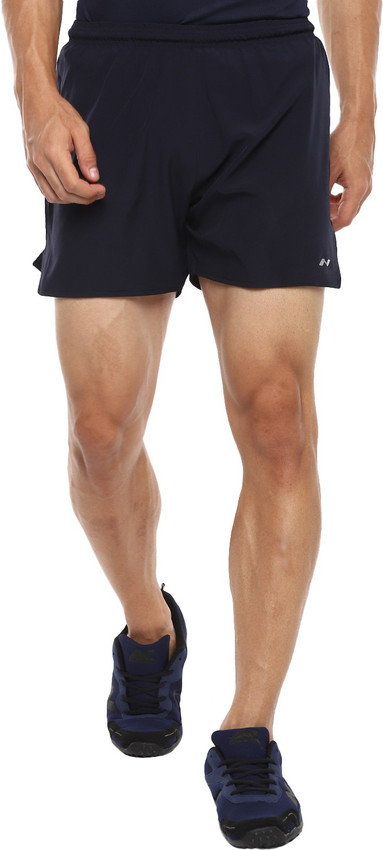 NIVIA Solid Men Blue Sports Shorts 