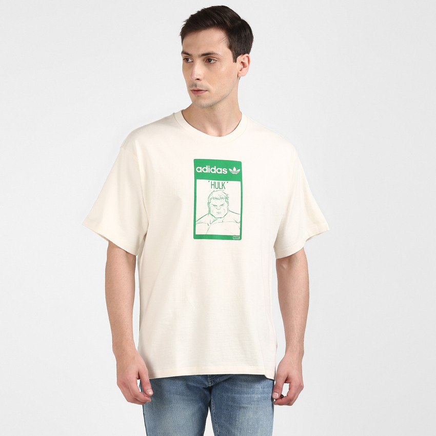 ADIDAS ORIGINALS Printed Men Round Neck 