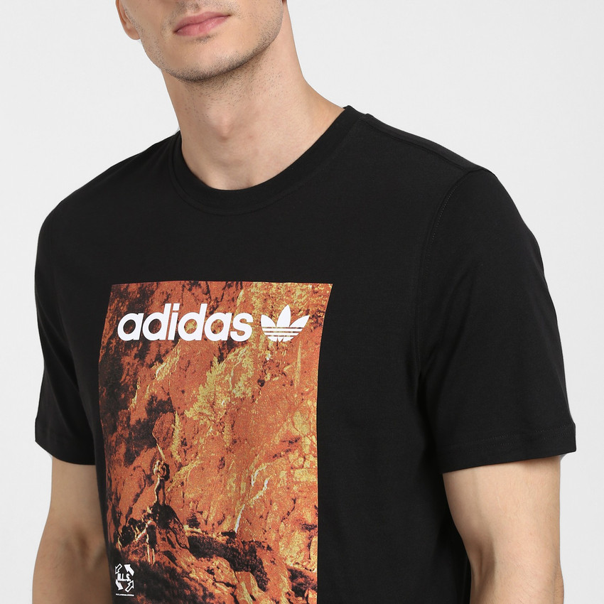 ADIDAS ORIGINALS Printed Men Round Neck Black T-Shirt - Buy ADIDAS  ORIGINALS Printed Men Round Neck Black T-Shirt Online at Best Prices in  India | Shopsy.in