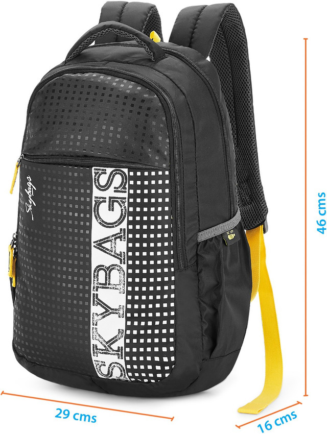 SKYBAGS RAGER 08 21.43 L Backpack BLACK 