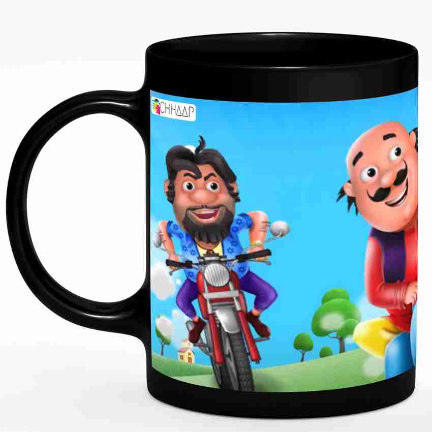 CHHAAP Motu Patlu On Scooter HD Printed Black Microwave Safe Ceramic Coffee Mug Price in India - Buy CHHAAP Motu Patlu On Scooter HD Printed Black Microwave Safe Ceramic Coffee Mug online CHHAAP Motu Patlu On Scooter HD Printed Black Microwave Safe Ceramic Coffee Mug Price in India - Buy CHHAAP Motu Patlu On Scooter HD Printed Black Microwave Safe Ceramic Coffee Mug online