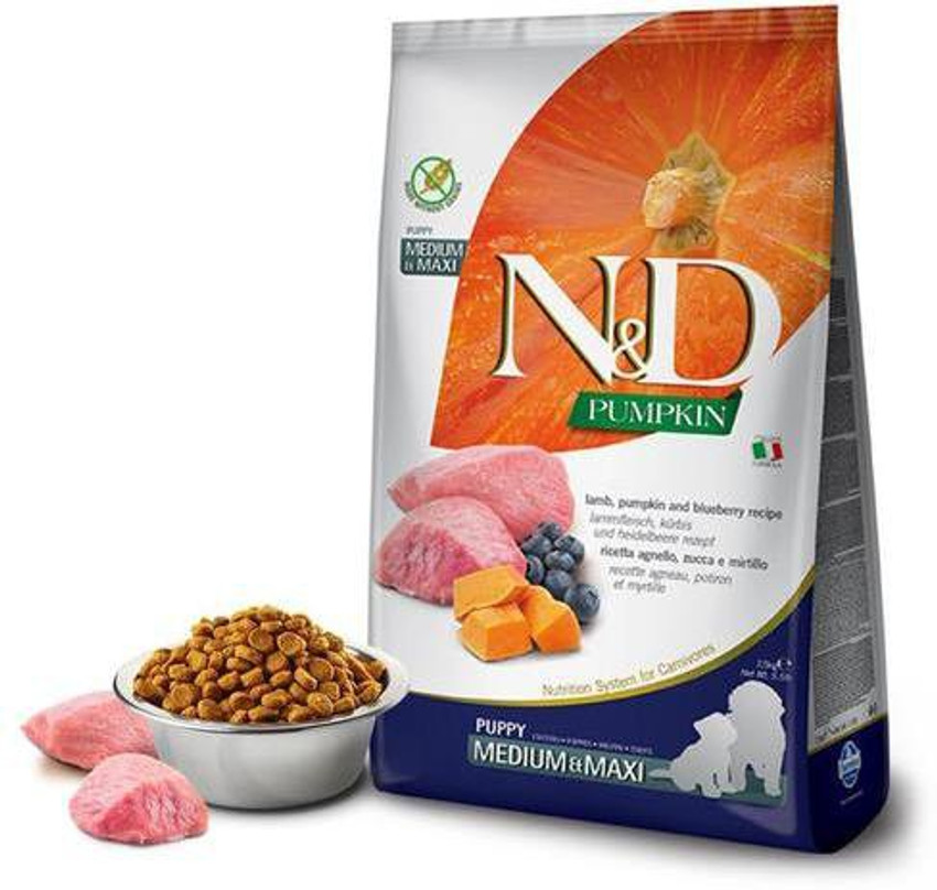 n and d dog food puppy